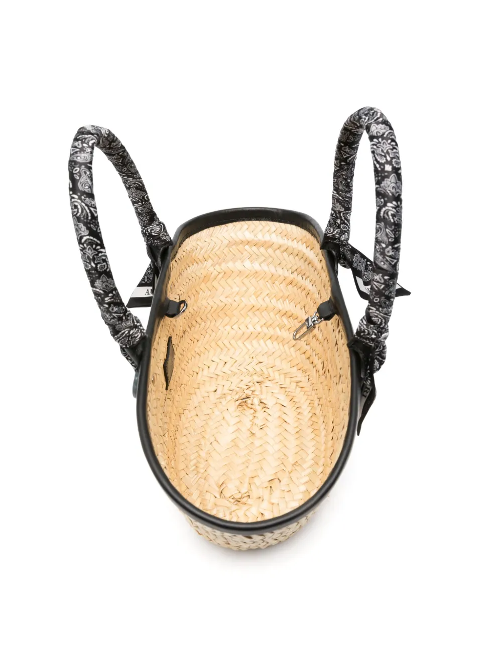AMIRI MA raffia shopper Beige