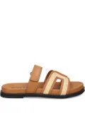 Bibi Lou leather flat sandals - Brown