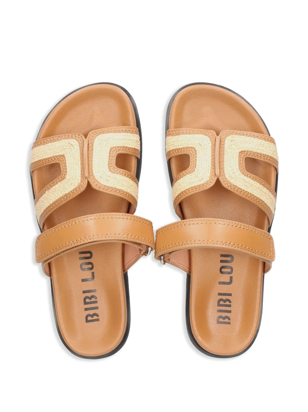 Bibi Lou Leren sandalen Bruin