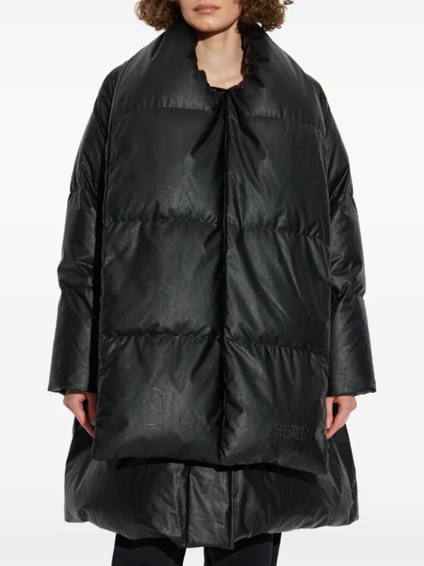 MM6 Maison Margielaベルテッド パデッドコート MM6 Maison Margiela ベルテッド パデッドジャケット | ブラック