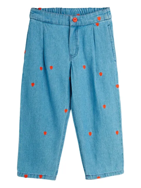 Mini Rodini heart-print jeans
