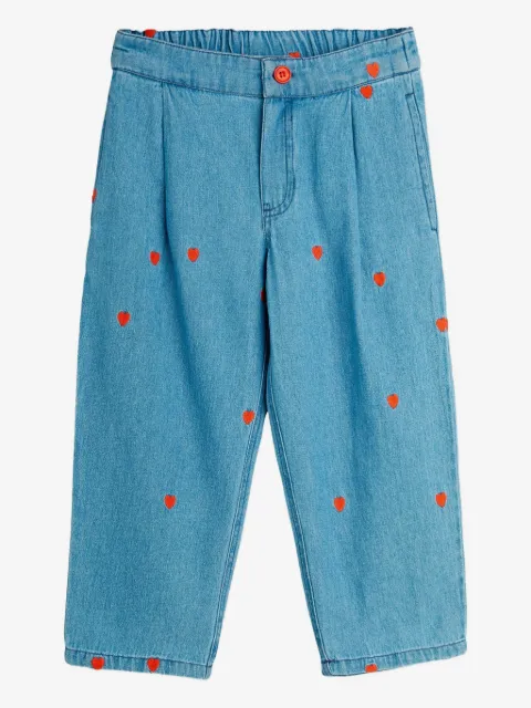 Mini Rodini heart-print jeans