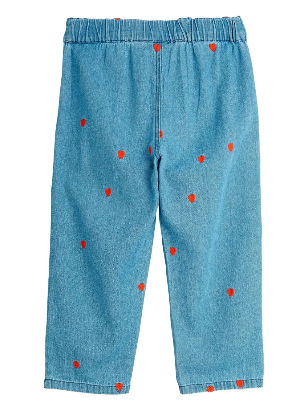 Mini Rodini heart-print jeans | Girls Casual Trousers | Image 2