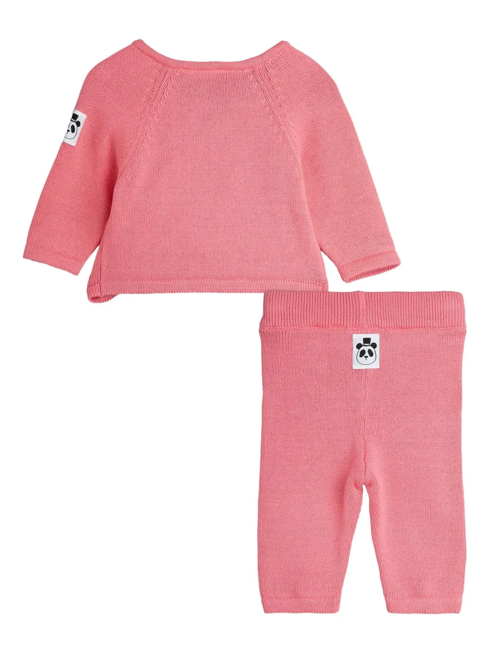 Mini Rodini wrap knitted trousers set | Trouser Sets | Image 2