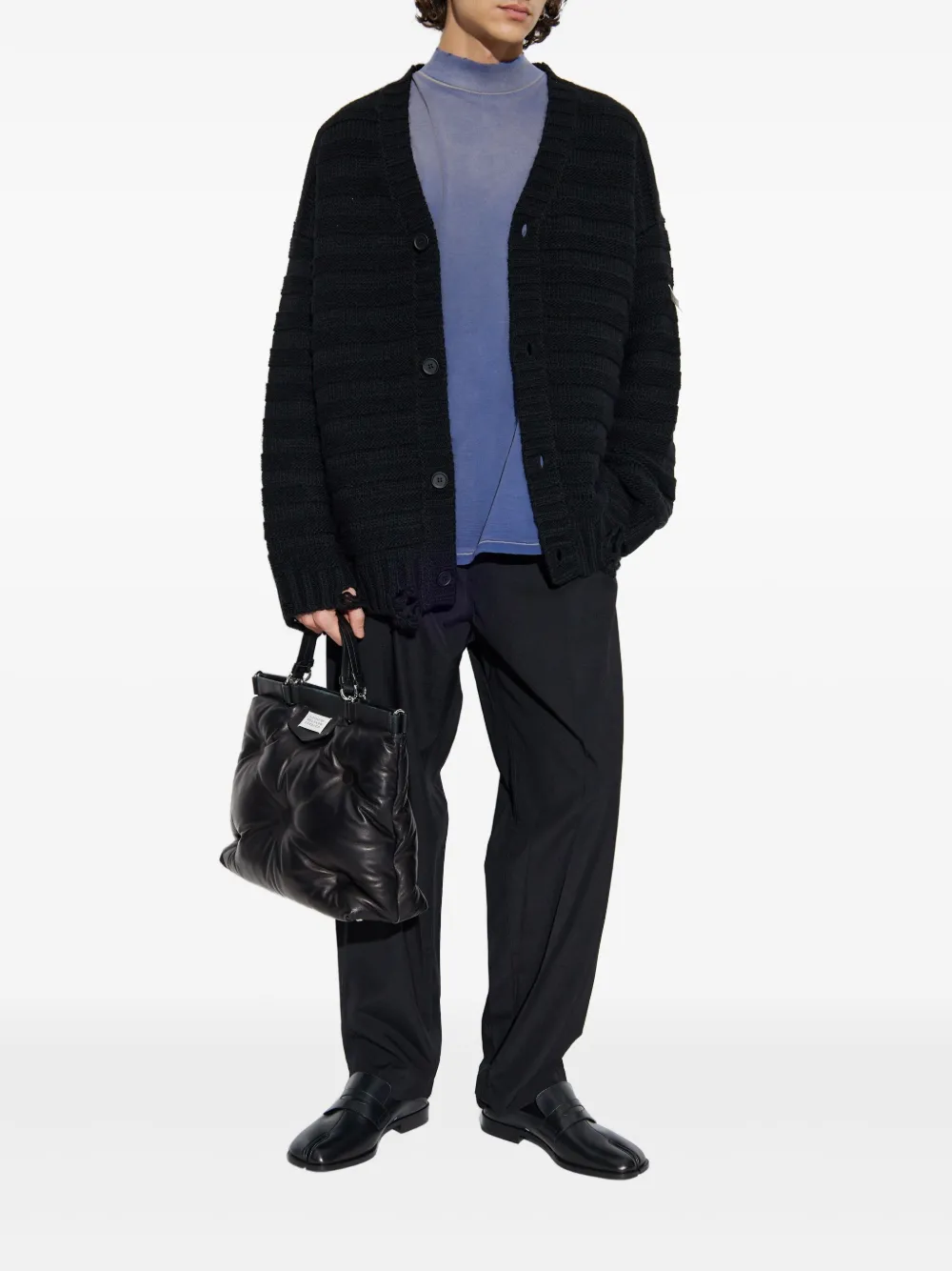 MM6 Maison Margiela straight-leg trousers - Zwart