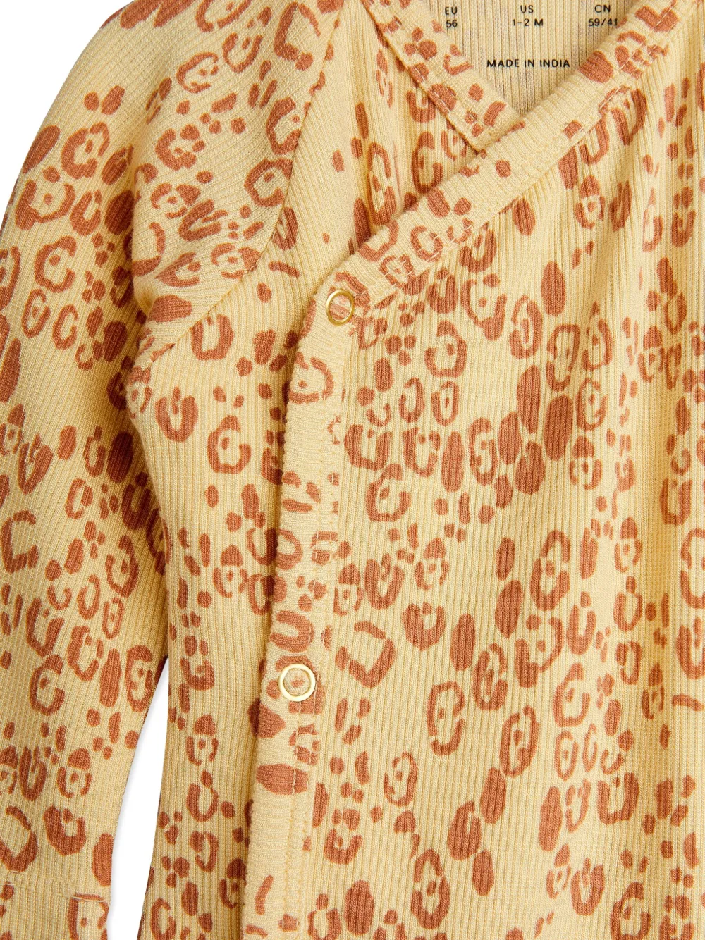 Mini Rodini Babypakje met luipaardprint Beige