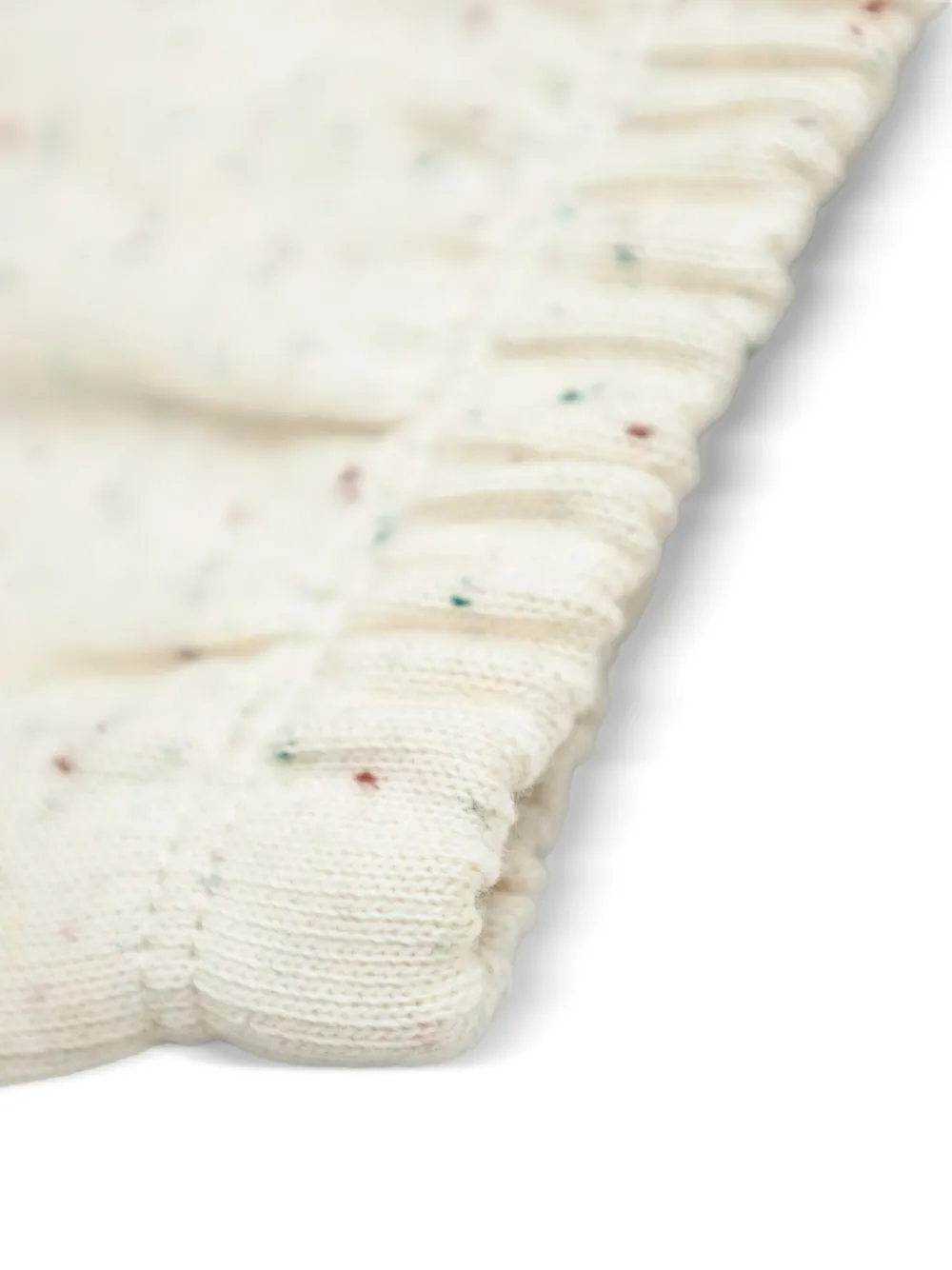 Mini Rodini Elastische joggingbroek met spikkels Beige