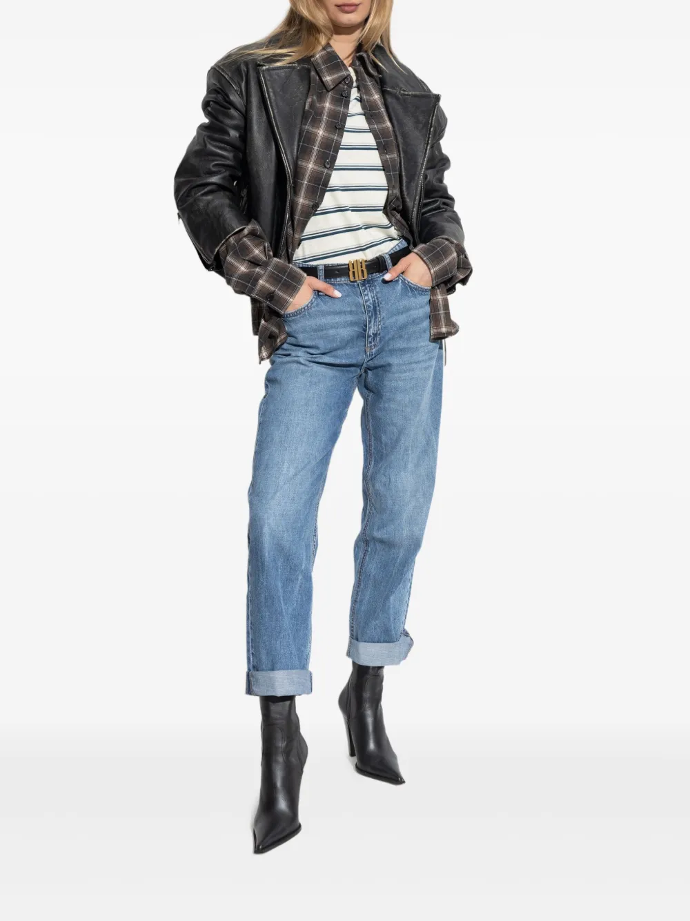 rag & bone playera con cuello redondo y motivo de rayas | Playeras y jerséis | Image 2