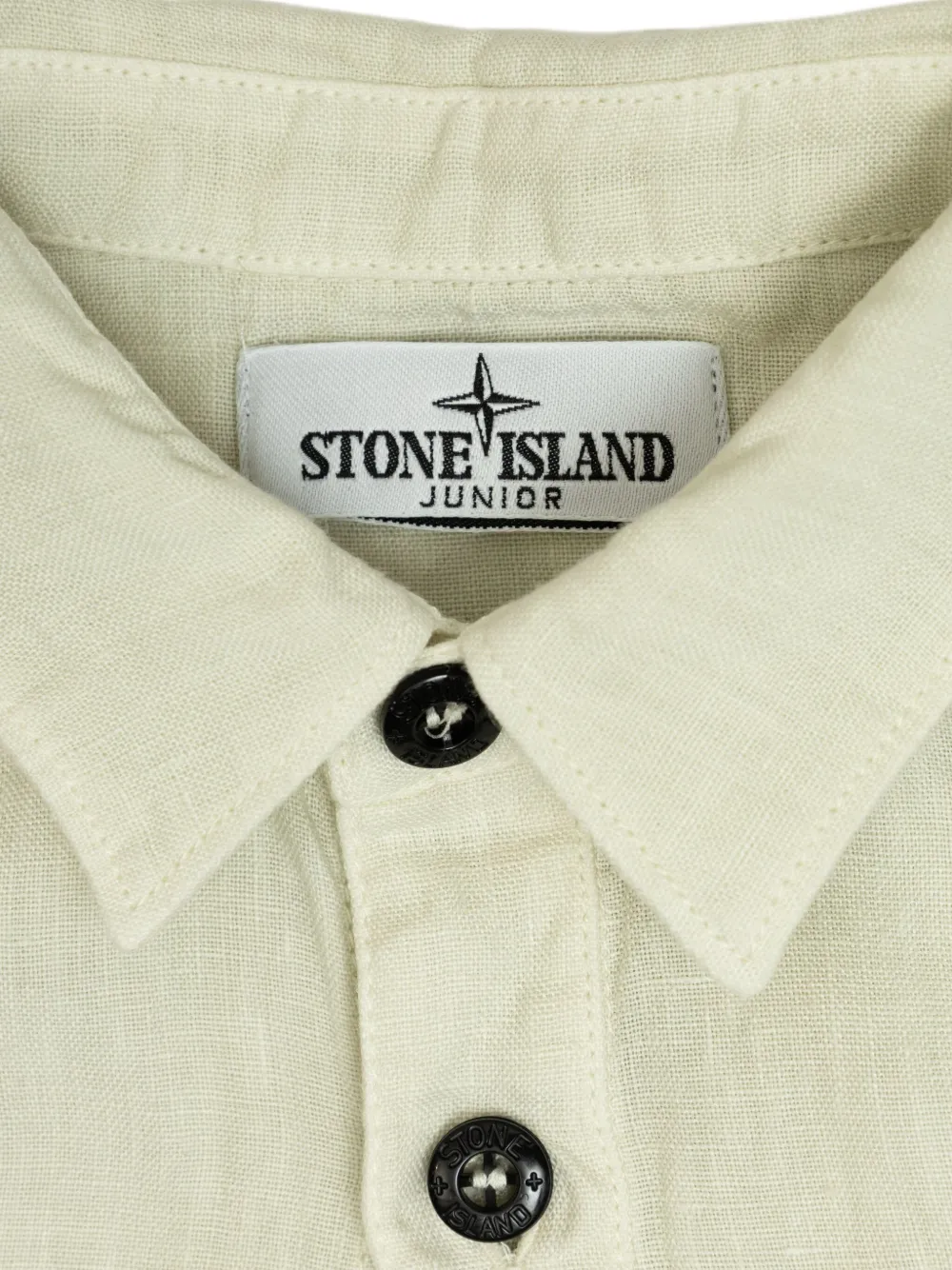 Stone Island Junior Leinenhemd mit Kompass-Patch | Tops | Image 3