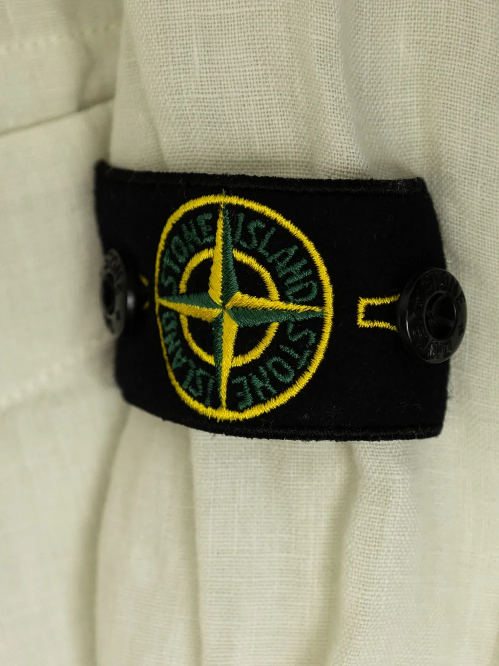 Stone Island Junior Leinenhemd mit Kompass-Patch | Kleidung für Jungen | Image 4