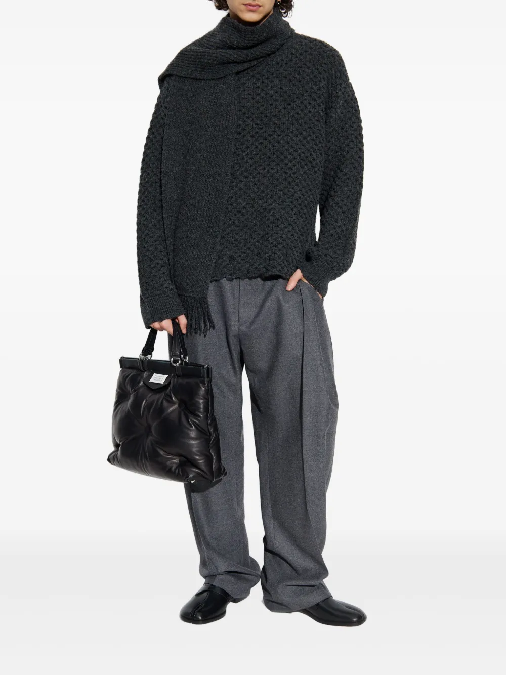 MM6 Maison Margiela wool jumper - Grijs