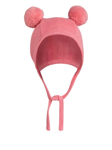 Mini Rodini pompom-ears hat