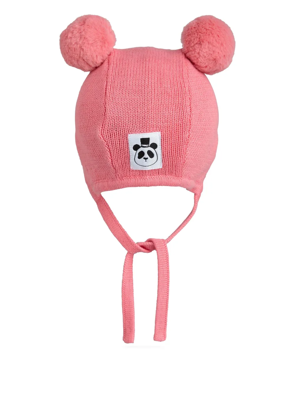 Mini Rodini pompom-ears hat - Roze