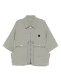 SONGZIO multi pocket half jumper jacket - Grey