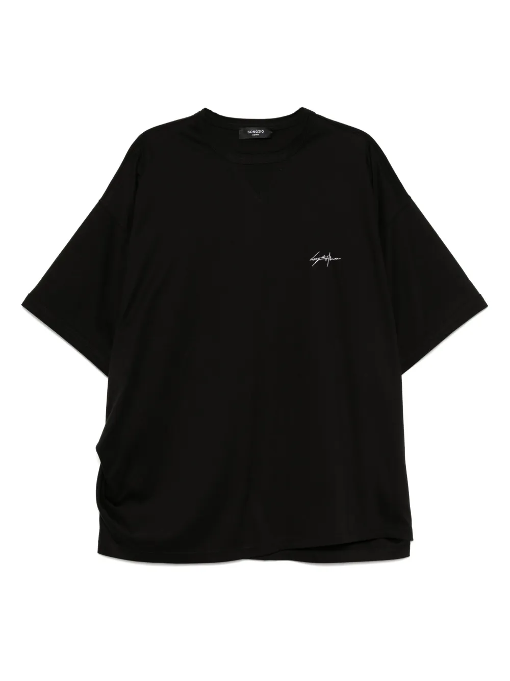 Slant autograph T-shirt