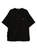 SONGZIO Slant autograph T-shirt - Black
