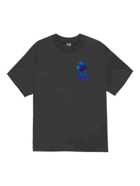 Obey playera con estampado gráfico