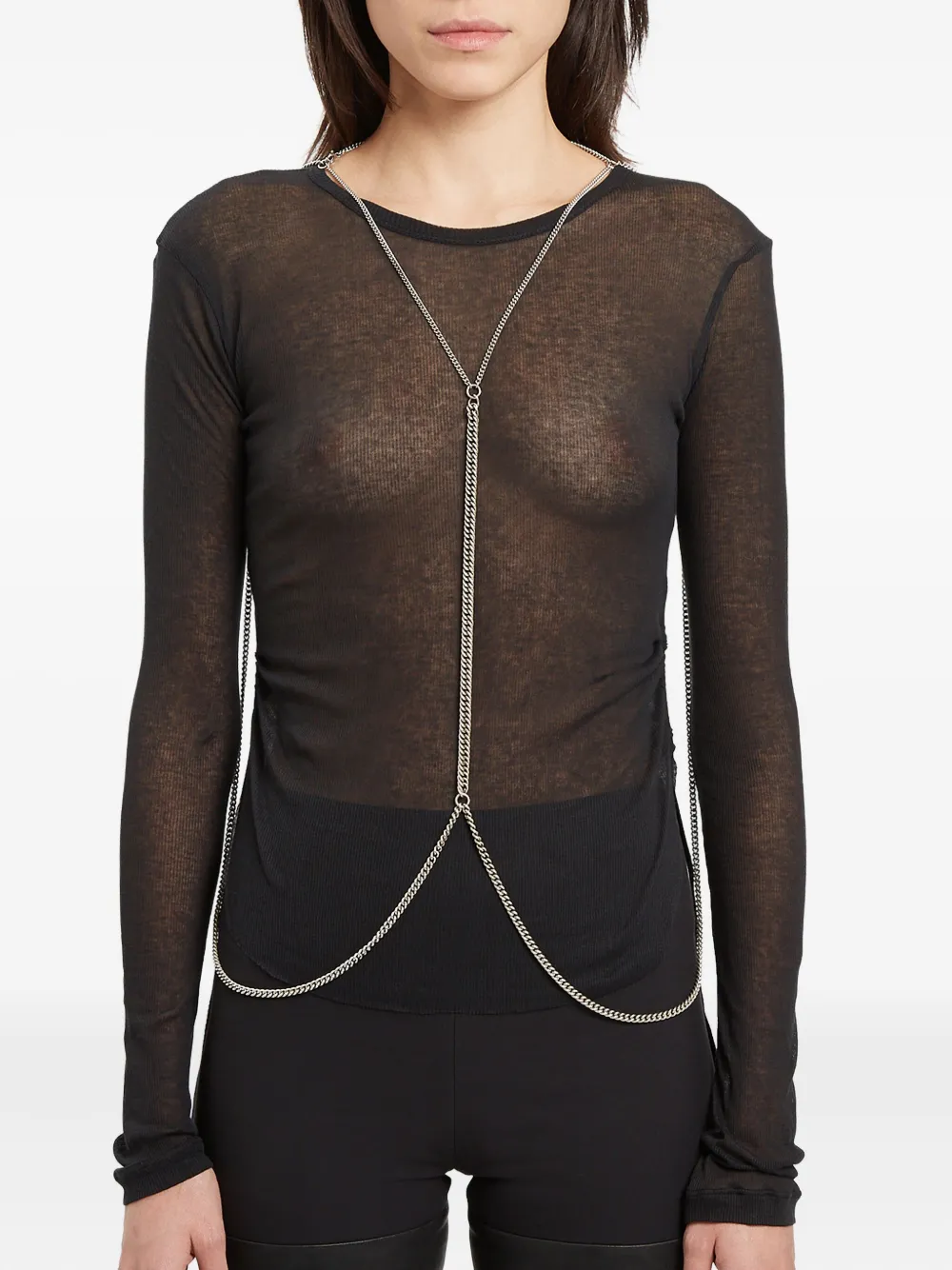 Ann Demeulemeester Hilu body chain | plateado | Image 1