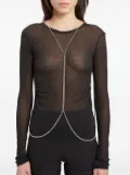 Ann Demeulemeester Hilu body chain - Silver