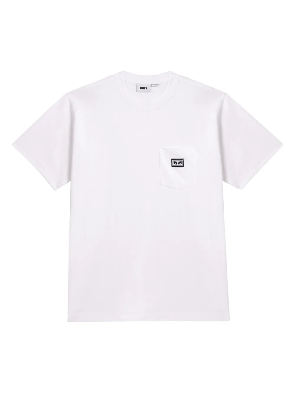 Obey Camiseta com bolso | Branco | Image 1