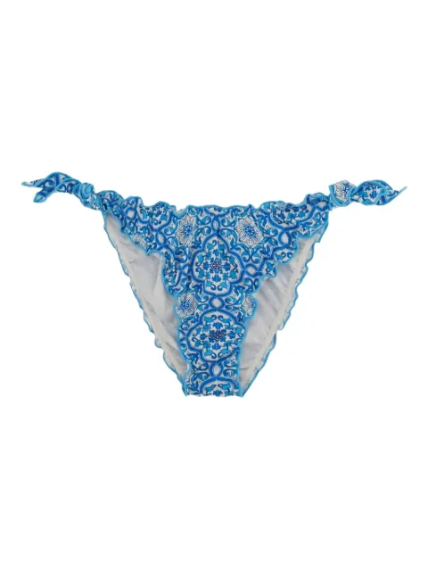 MC2 Saint Barth bikinis bottom Moon con estampado de mosaico