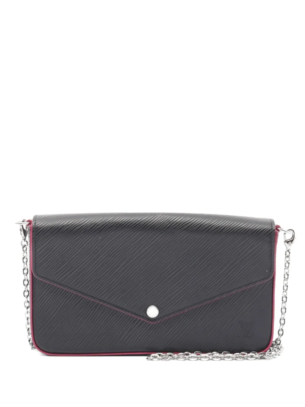 leather wallet on chain