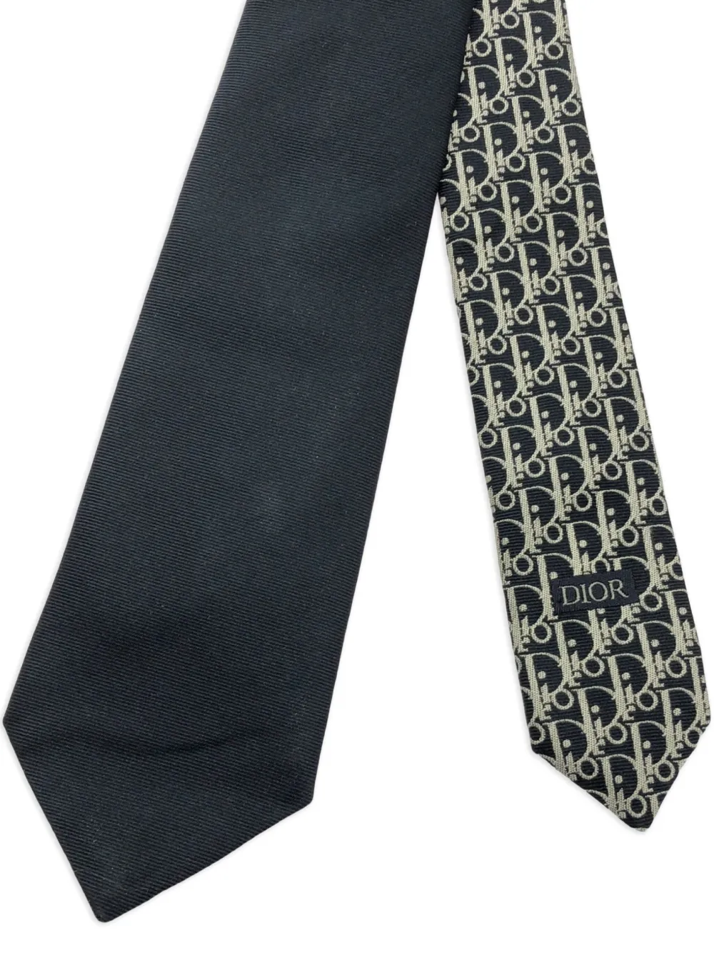Christian Dior Pre-Owned 00s silk Trotter-monogram tie | Image 2