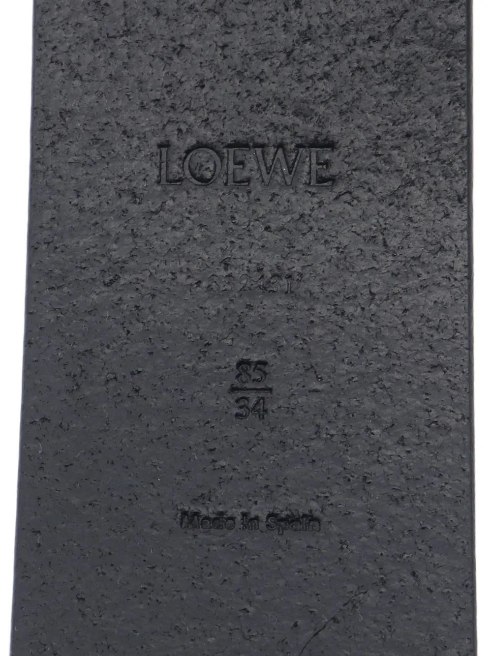Pre-owned Loewe 2020s Round Leather Belt