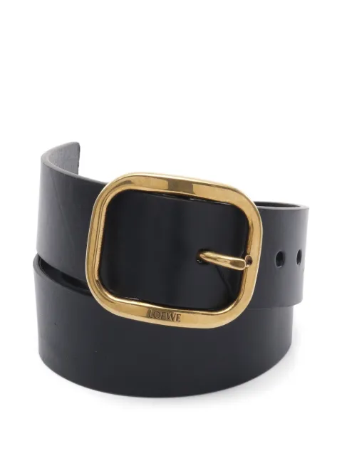 Loewe Pre-Owned 2020s Round leather belt 