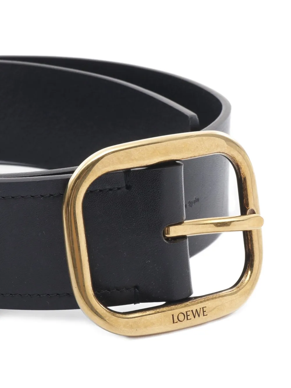 Pre-owned Loewe 2020s Round Leather Belt