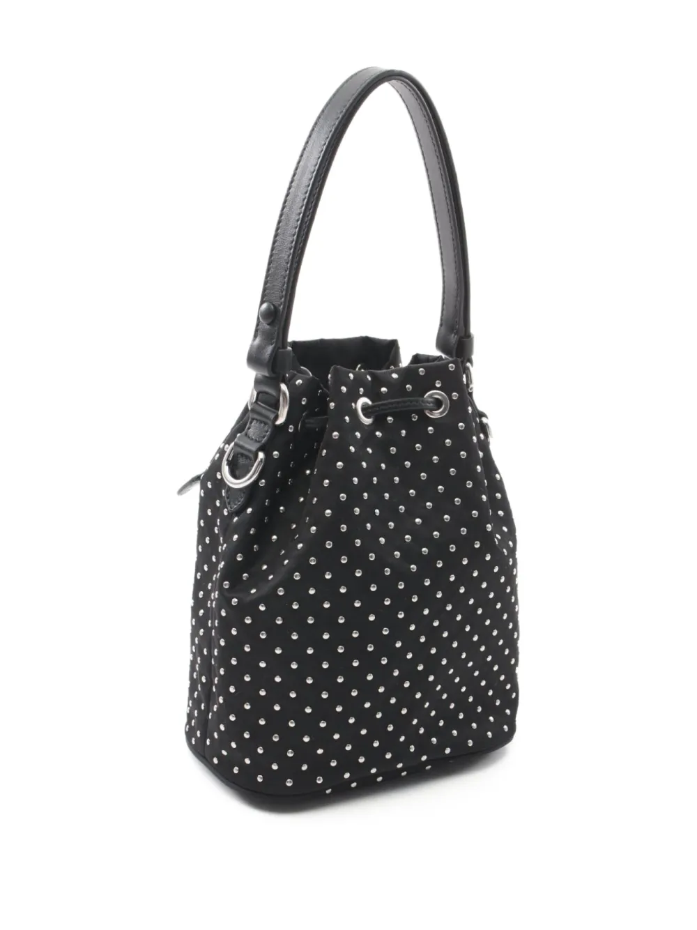 Pre-owned Prada 2020s Studded Two-way Handbag