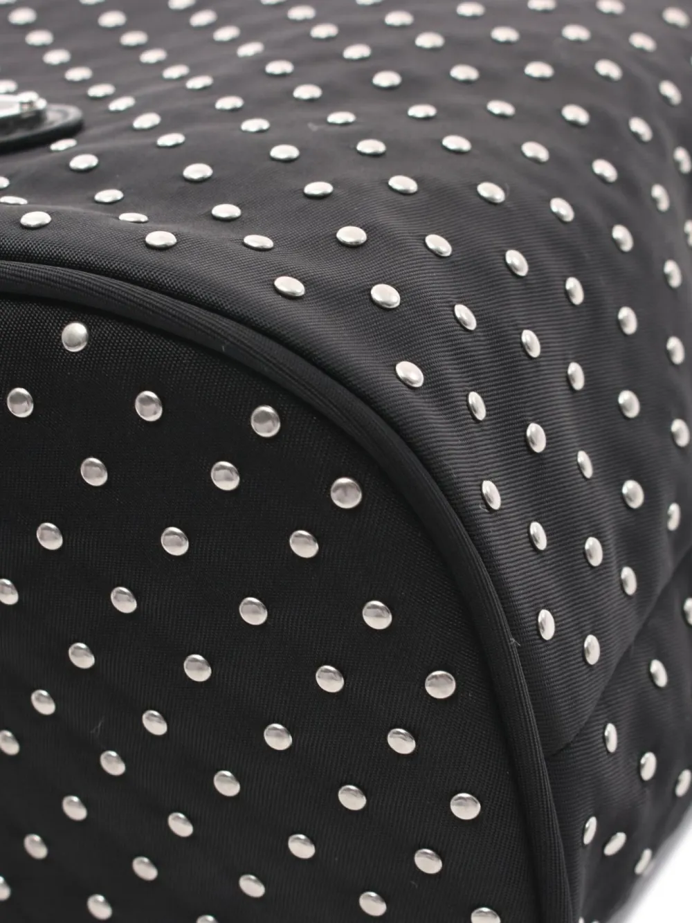 Pre-owned Prada 2020s Studded Two-way Handbag