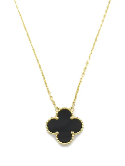 Van Cleef & Arpels 2010s 18K yellow gold Alhambra necklace