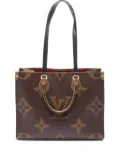 Louis Vuitton Pre-Owned 2021 On-the-go MM monogram tote bag - Brown