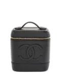 CHANEL Pre-Owned 1997-1999 Coco Mark vanity bag - Black