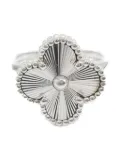 Van Cleef & Arpels 10's 18kt white gold Vintage Alhambra ring - Silver