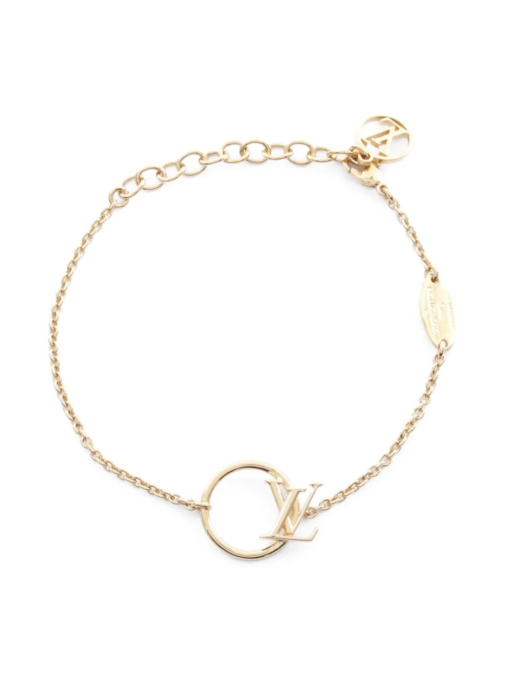 Louis Vuitton Pre-Owned 2023 LV Eclipse bracelet | Gold | Image 1