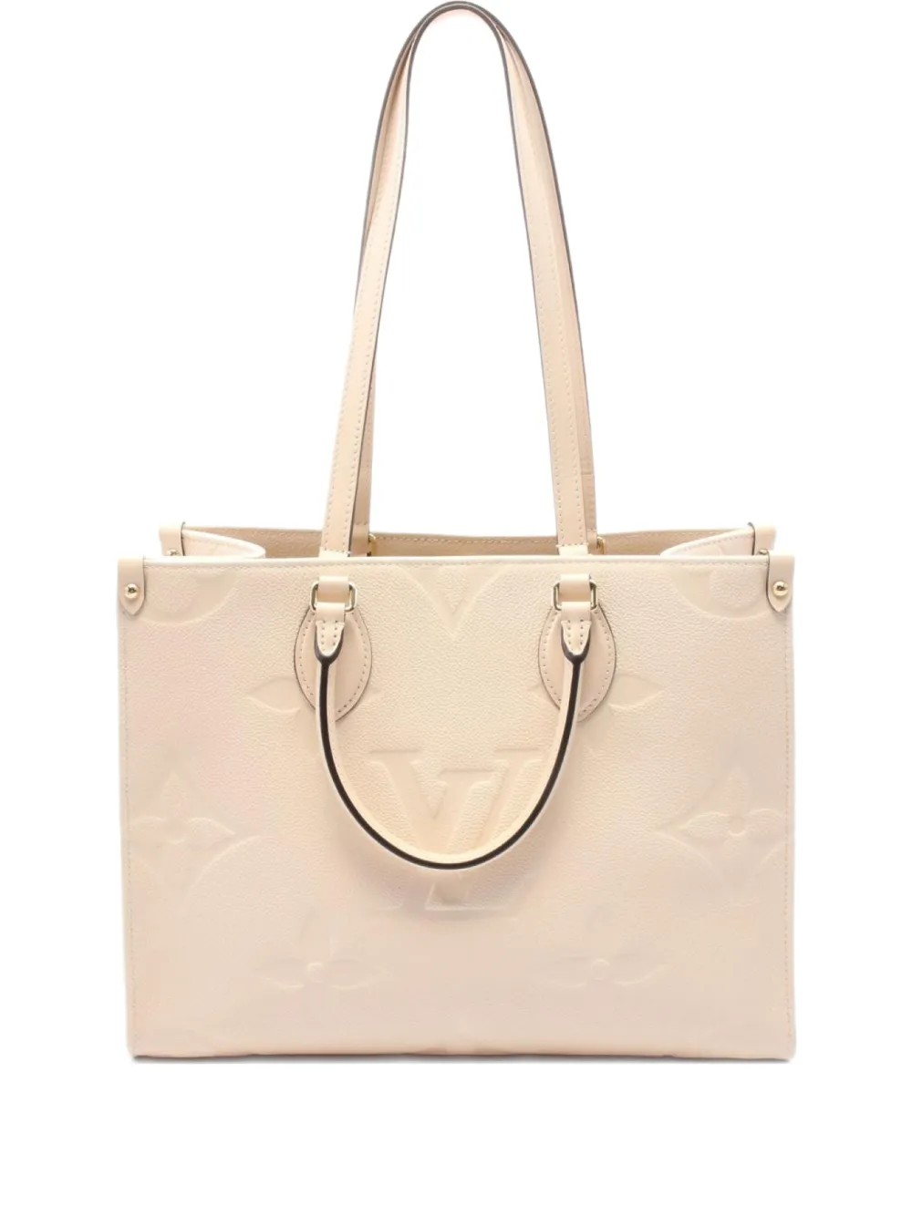 Louis Vuitton Pre-Owned 2021 On The Go MM tote bag | Neutrals | Image 1