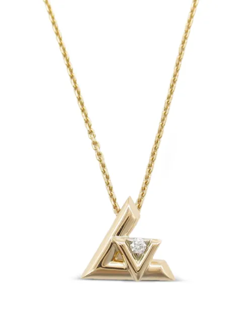 Louis Vuitton Pre-Owned 2002 18K rose gold LV Volt One diamond necklace