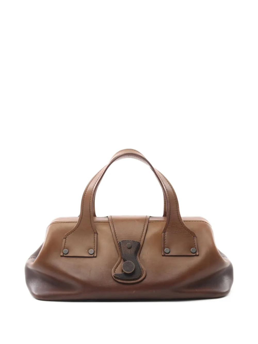 2000s Doctor's leather tote bag