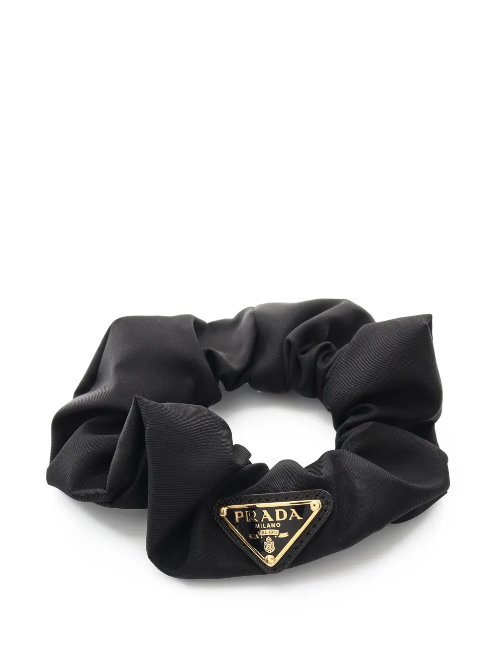 Prada Pre-Owned 2020s Re-Nylon scrunchie | Black | Image 1