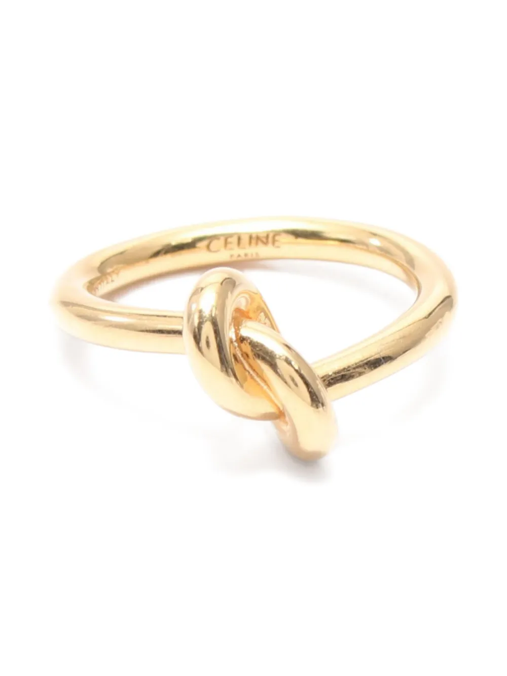 Céline Pre-Owned 2010s knot ring | dorado | Image 1