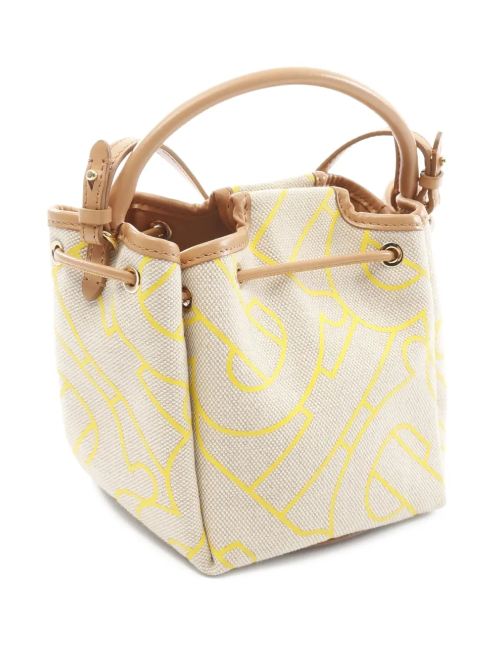 Burberry Pre-Owned 2010s Peony canvas bucket bag | Image 2