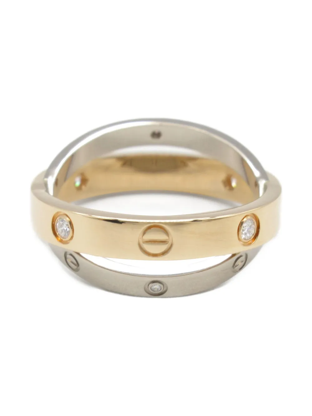 Cartier 2010s ビーラブ ダイヤモンド リング 18Kゴールド - ゴールドトーン Cartier 2010s ビーラブ ダイヤモンド リング 18Kゴールド - ゴールドトーン