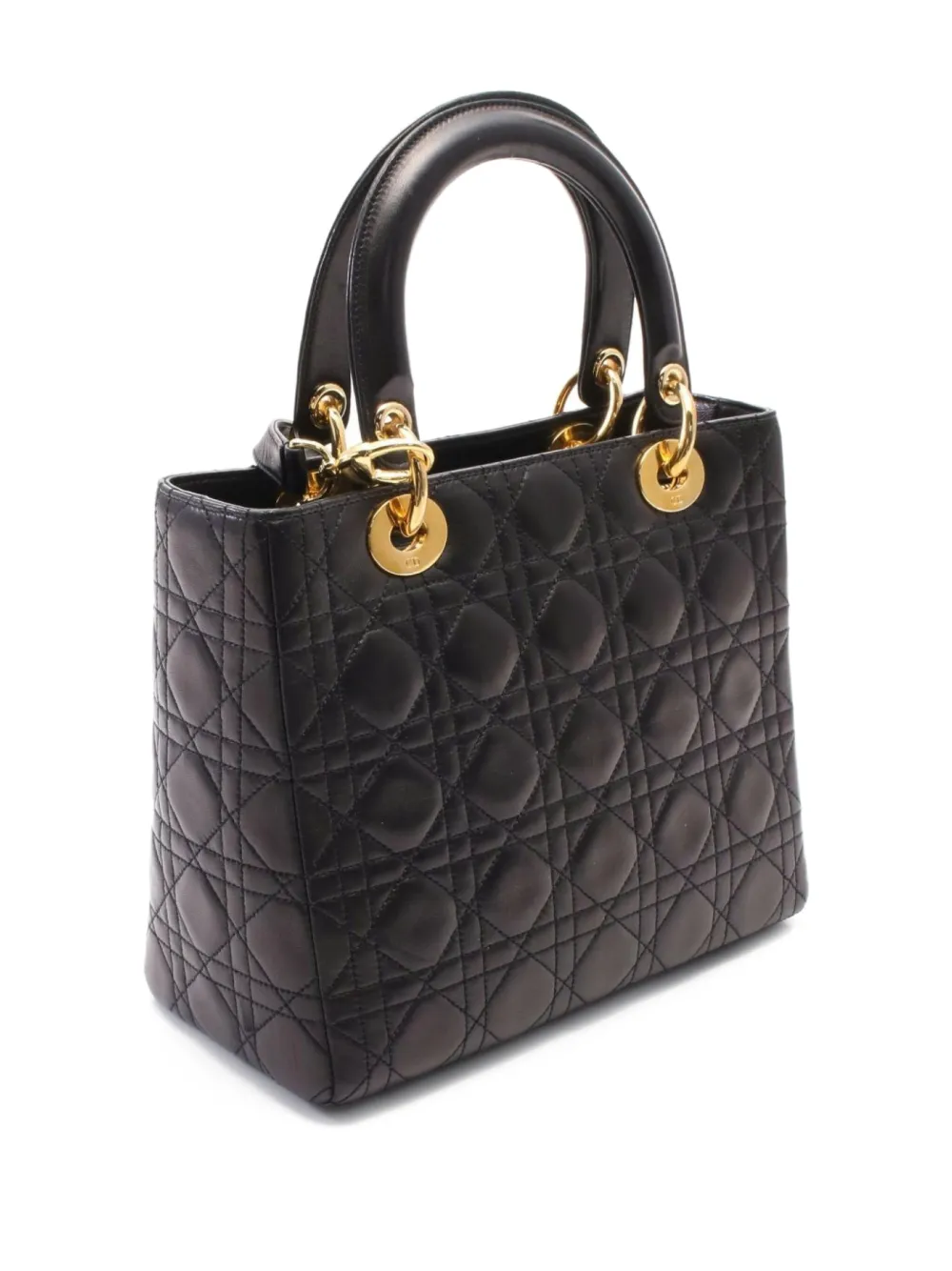 Christian Dior Pre-Owned شنطة يد 'كاناج لادي ديور' بحمالتين من عقد 2010 | كلاسيكيات | Image 2