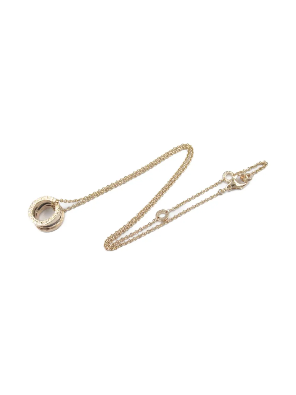 Bvlgari Pre-Owned 2010s 18K rose gold B.zero1 necklace | Image 2