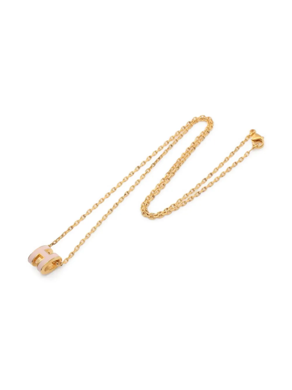 Hermès Pre-Owned 2010s mini Pop H pendant necklace | Gold | Image 1