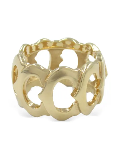 Cartier 2010s 18K yellow gold C De Cartier ring