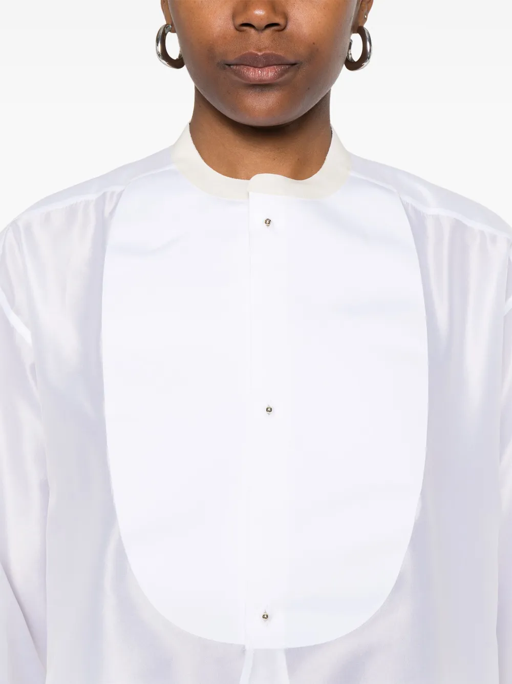 CARVEN SATIN SHIRT