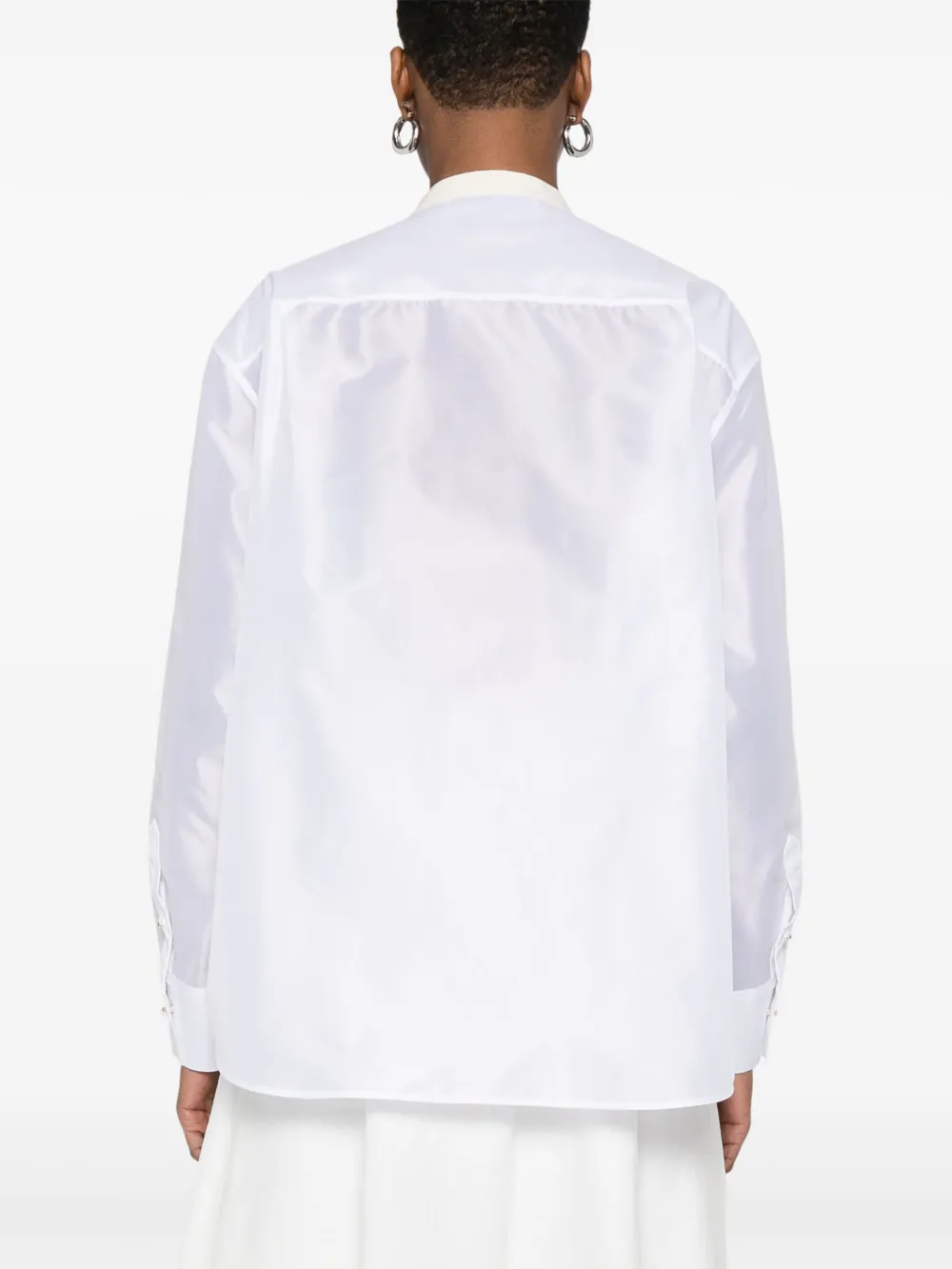 CARVEN SATIN SHIRT